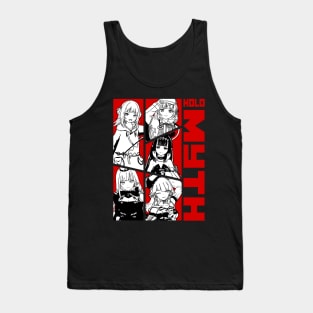 Holomyth Red Panel Tank Top